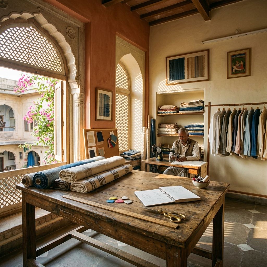 Cloth and clothing at Studio 1311 in Jaipur